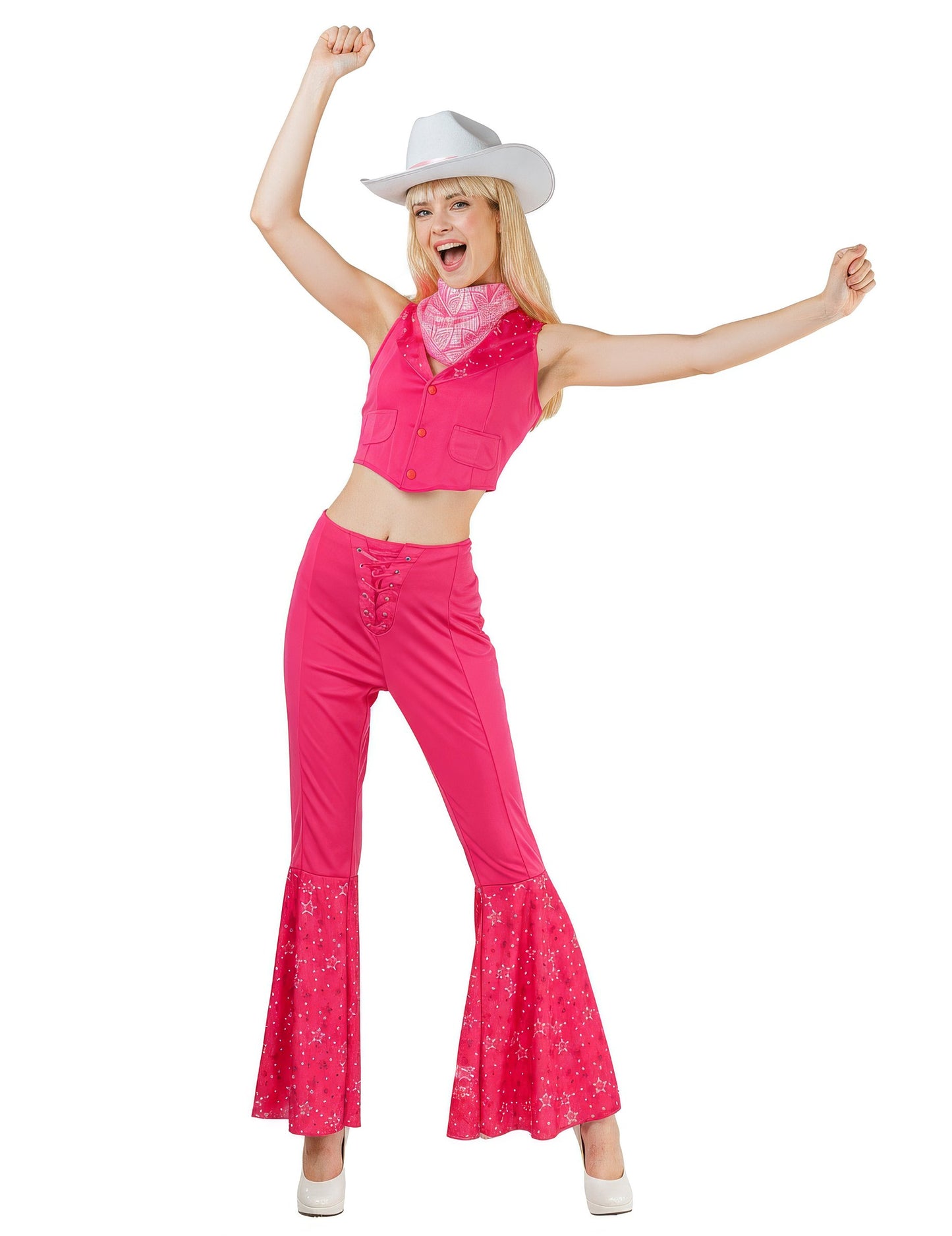 Kompletný kostým Cowboy Pink Sexy Woman