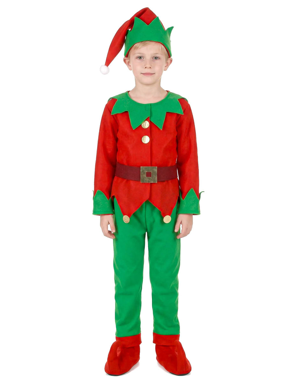 Prehľad kompletného kostýmu vianočný elf