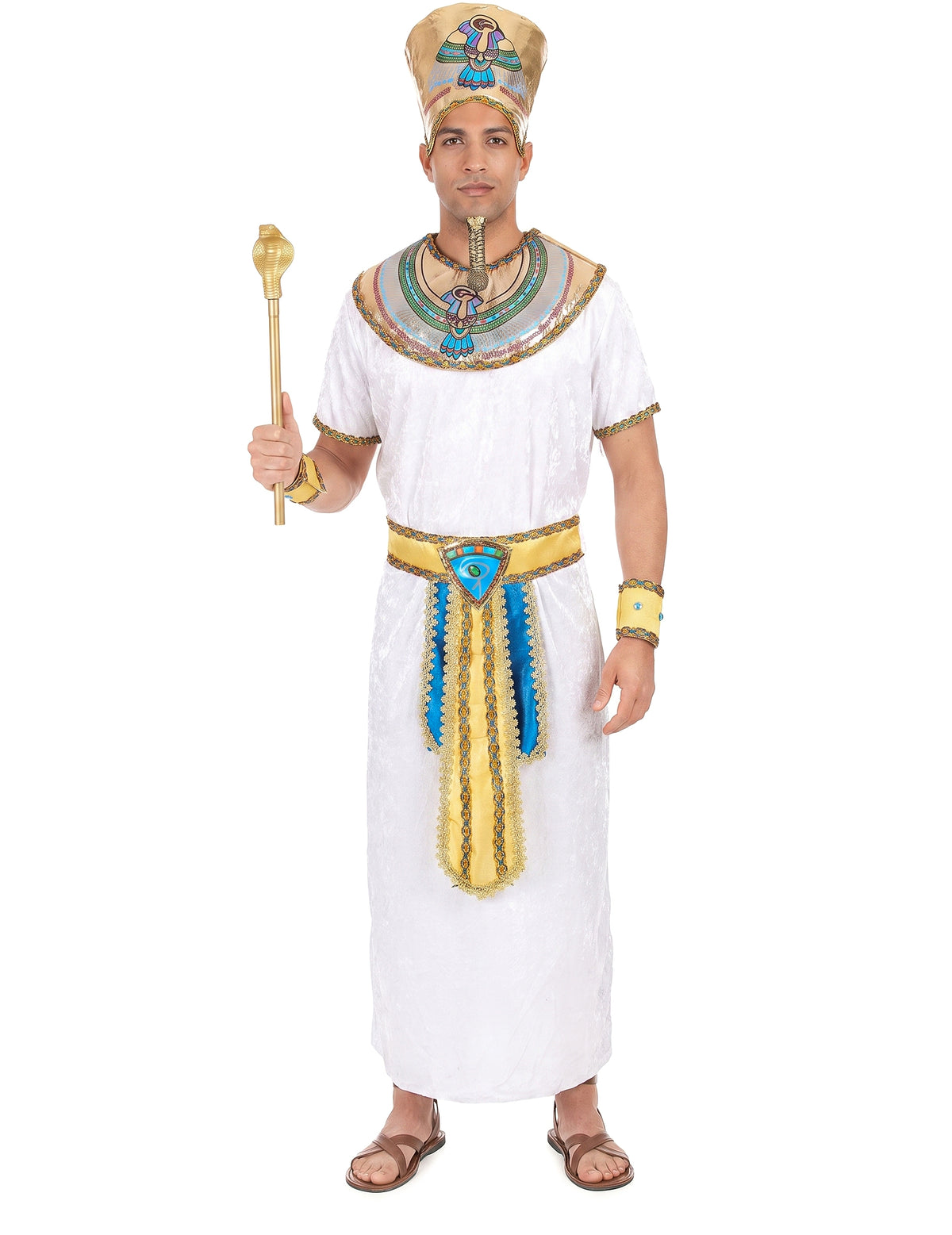 Kompletné maskovanie egyptského kráľa
