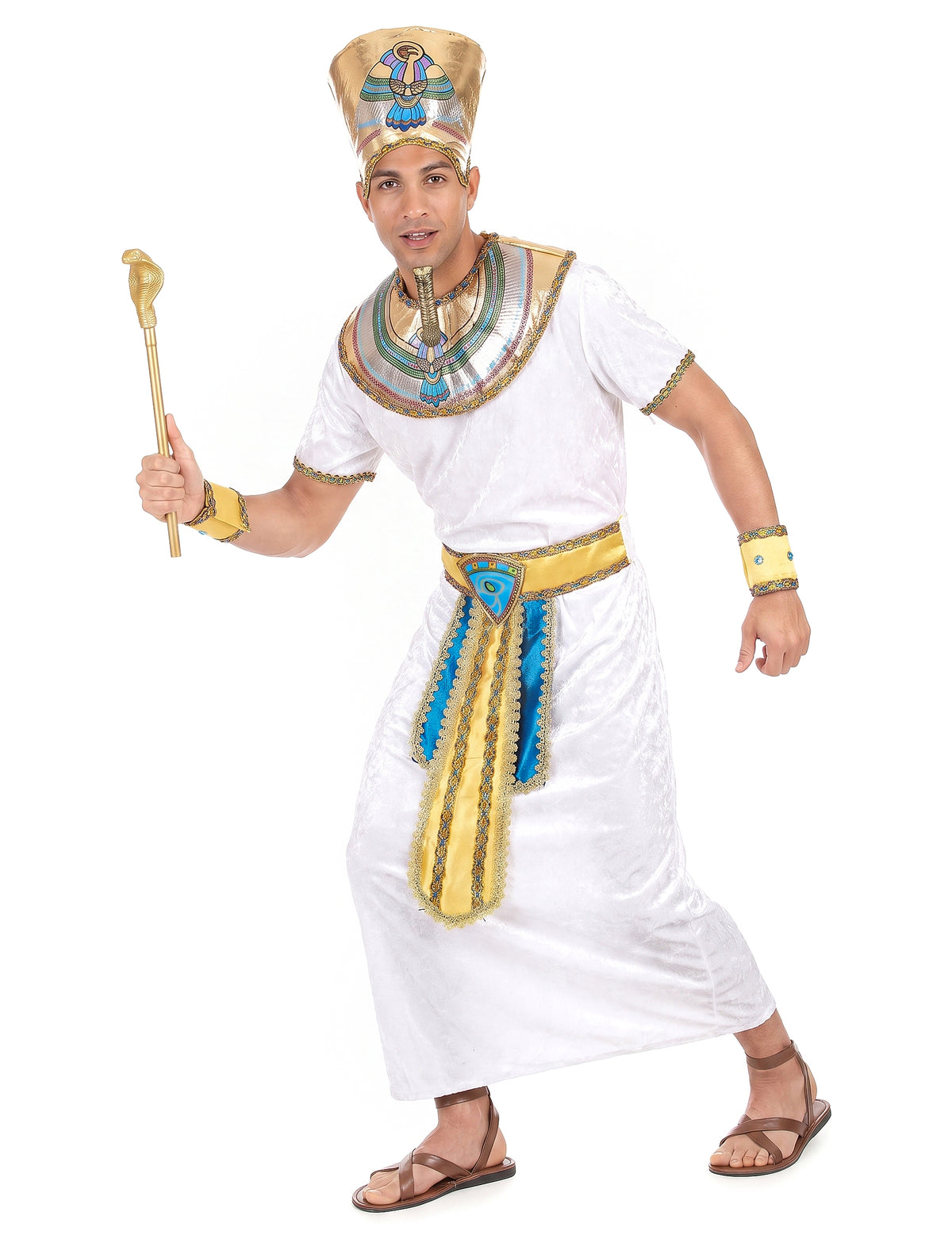 Kompletné maskovanie egyptského kráľa