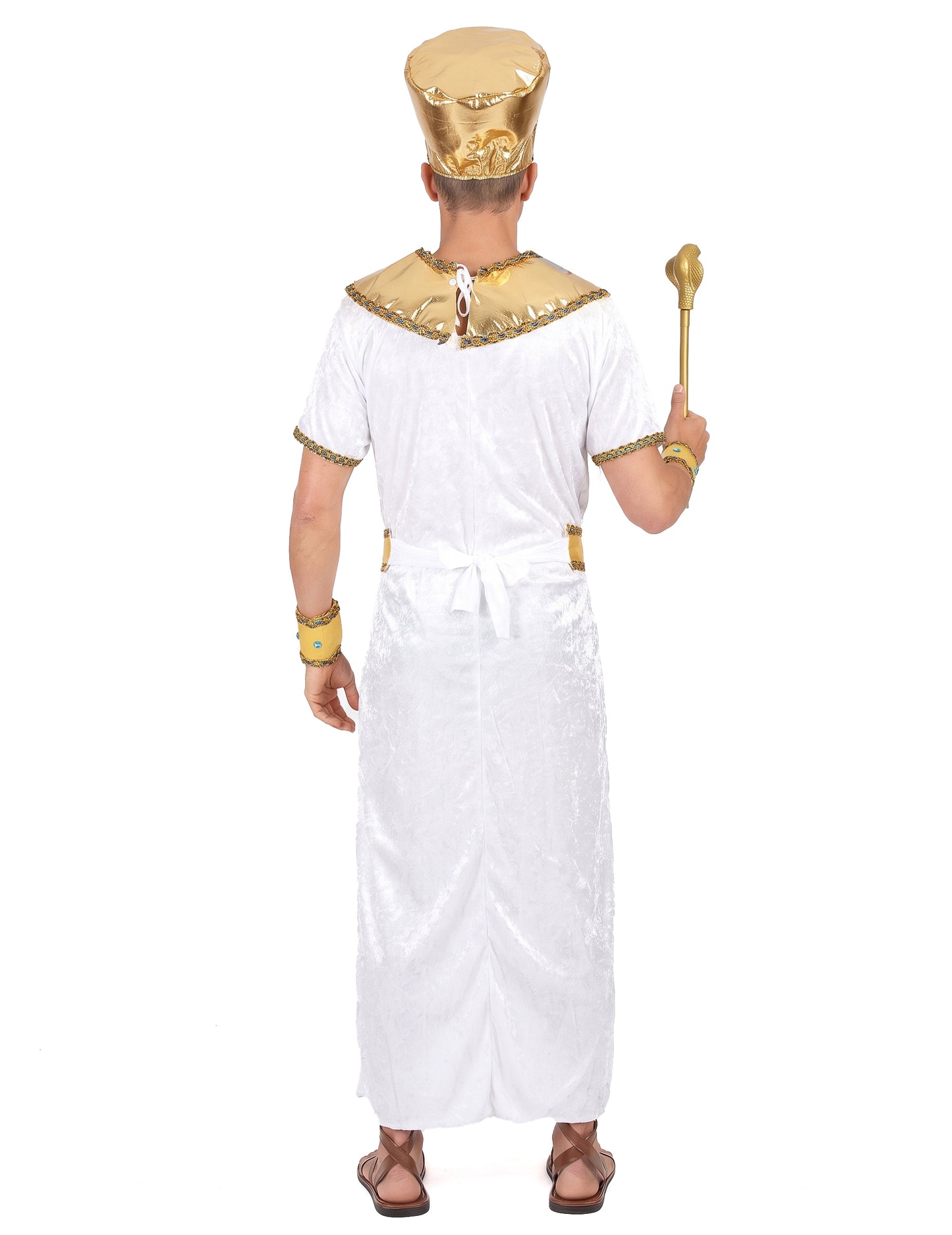 Kompletné maskovanie egyptského kráľa