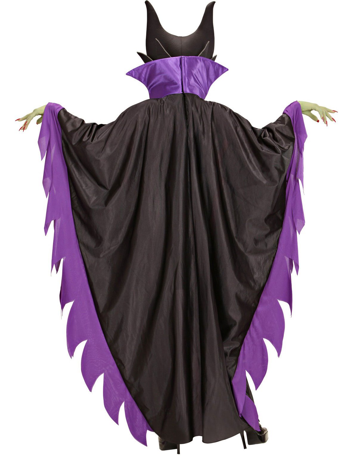 Vue de dos du déguisement de comtesse du mal