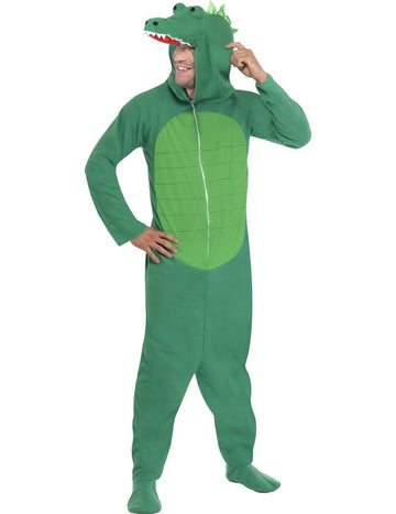 Kostým pre dospelých zelených krokodílov