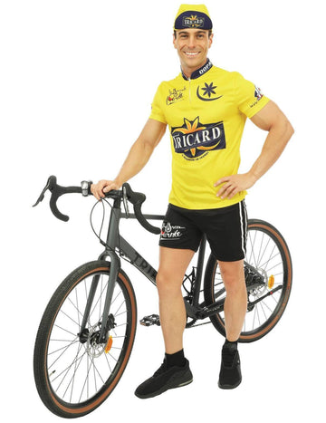 Žltý kostým na cyklistiku mužov Tricard