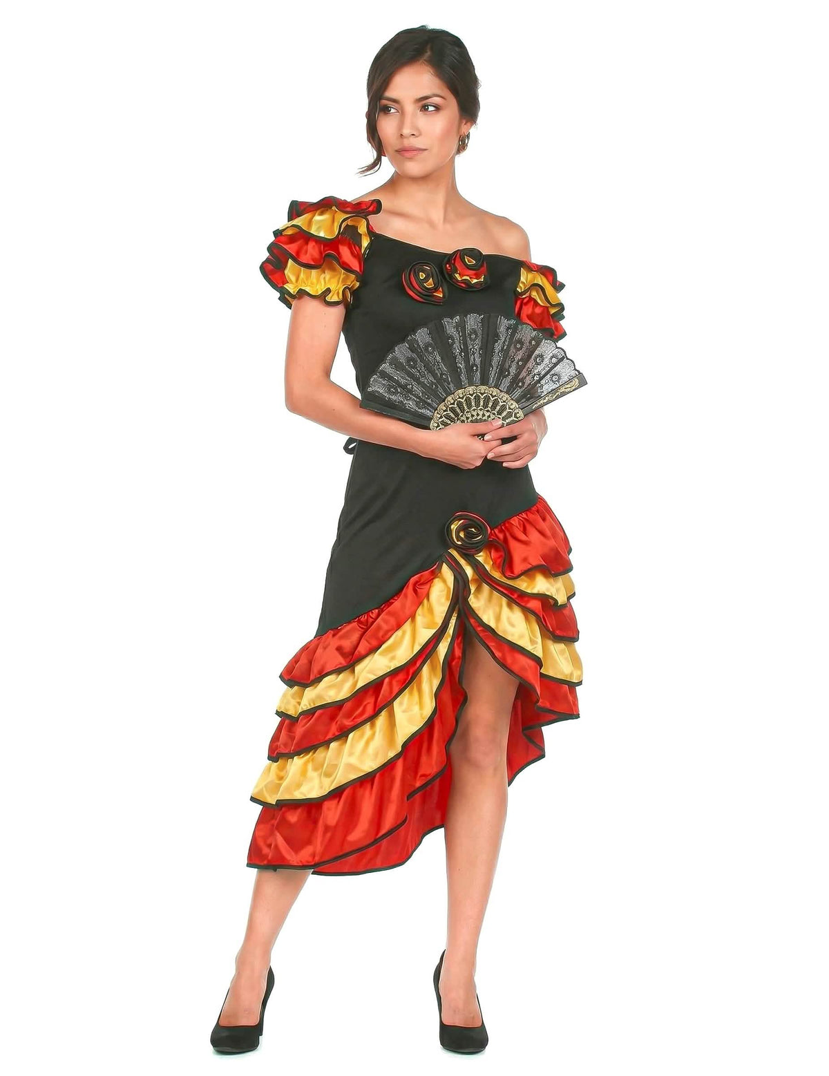 Flamenco žena tanečnica kostým