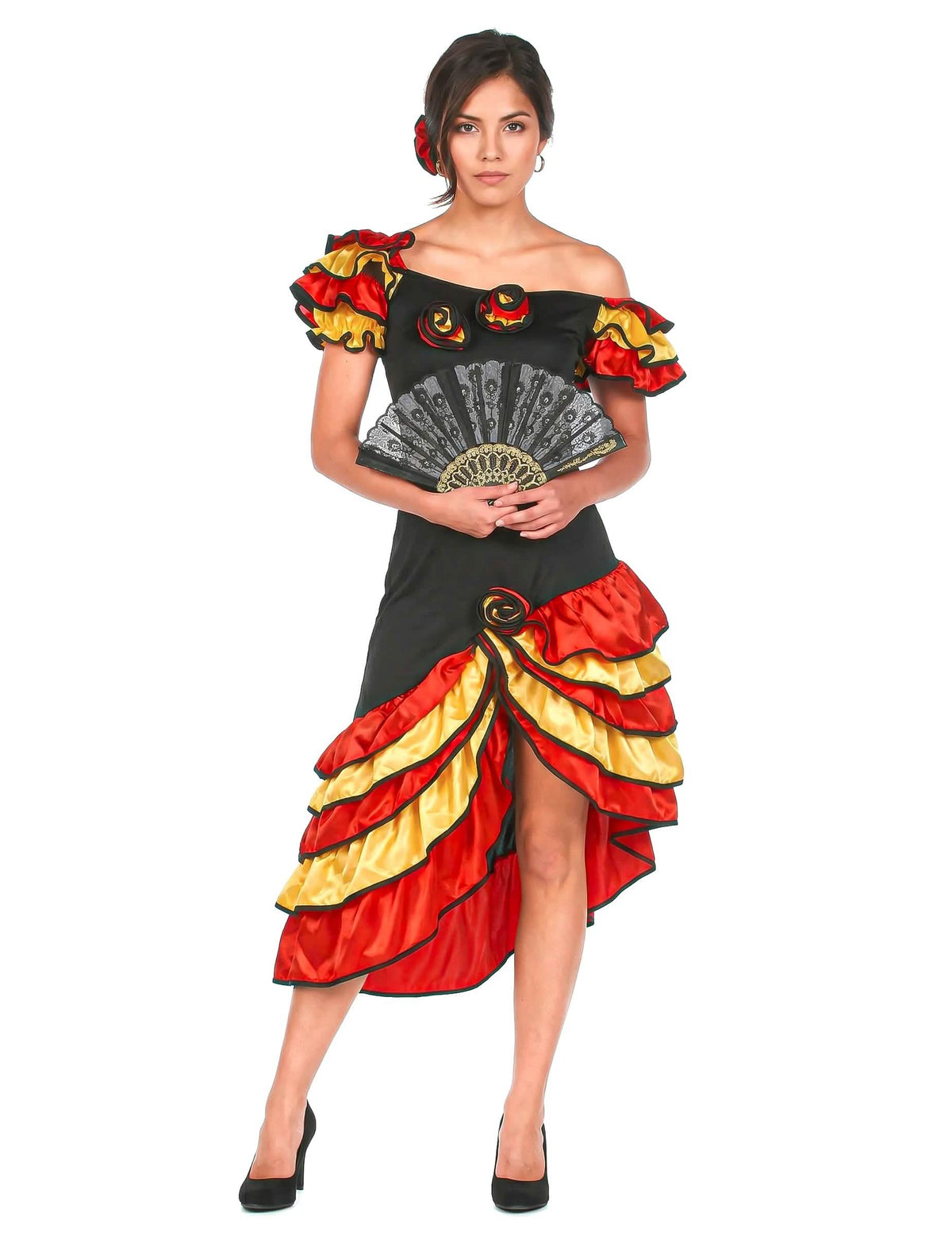 Flamenco žena tanečnica kostým