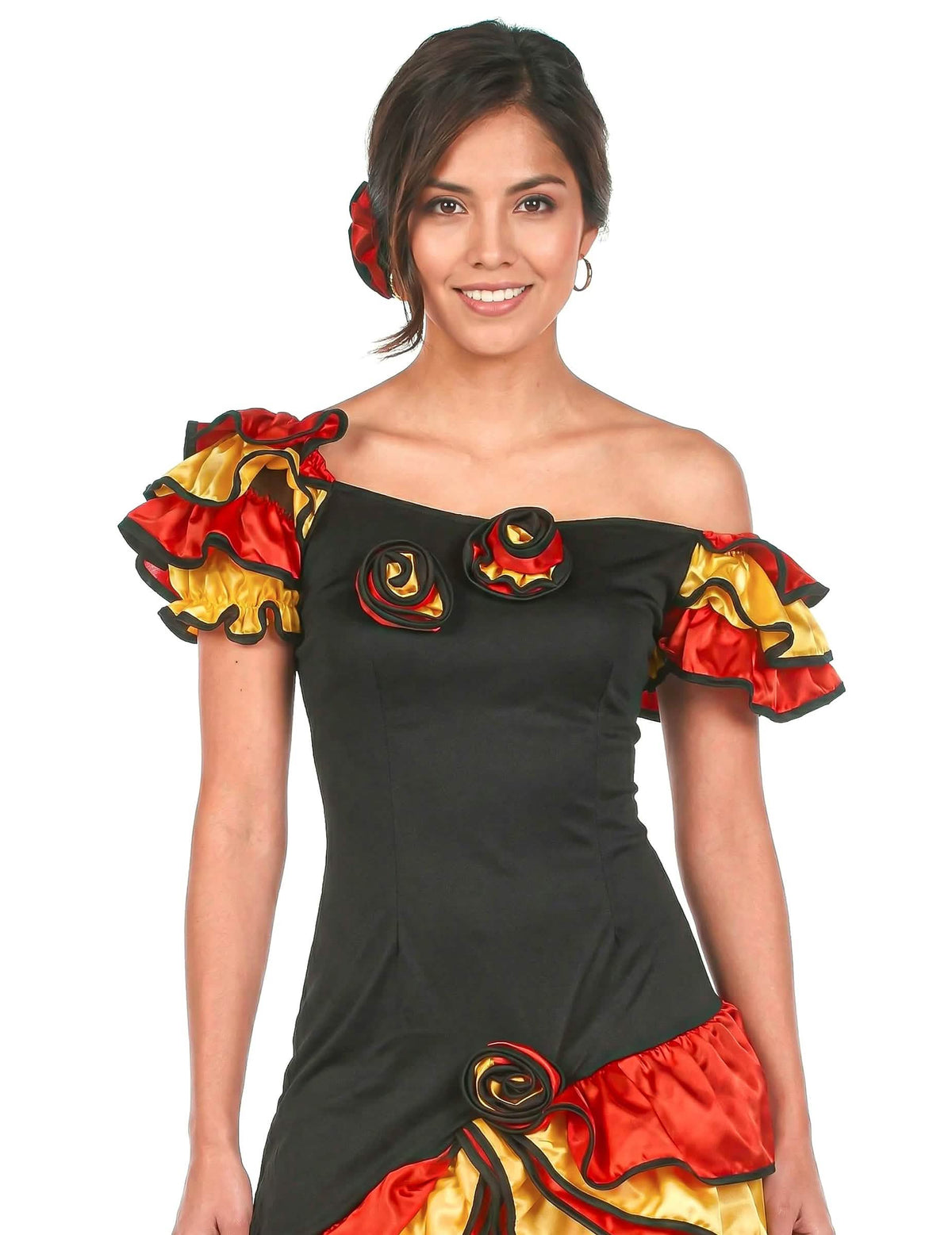Flamenco žena tanečnica kostým