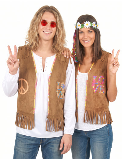 Párový hippie kostým s vestou