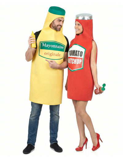 Dvojkostým pre dospelých majonéza a kečup