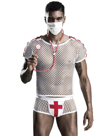 Sexy luxusný kostým lekára pre mužov