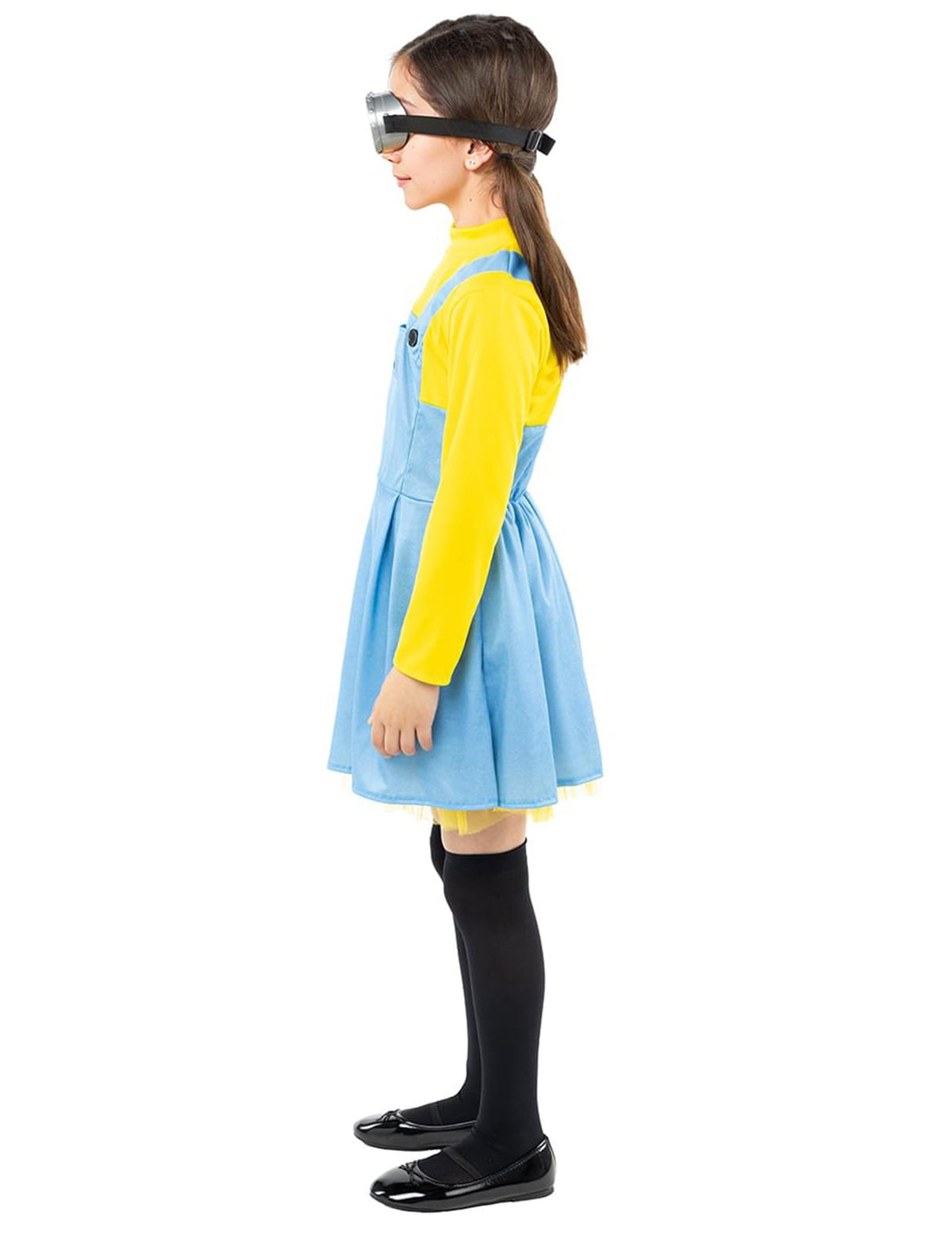 Vue de profil du déguisement de Minions™ Dave pour fille