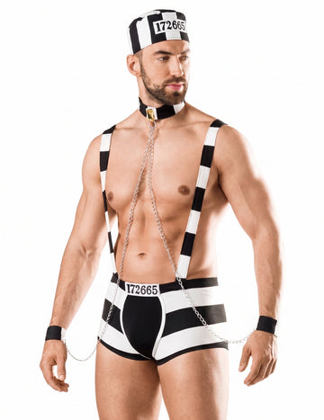 Sexy luxusný kostým väzeň pre mužov