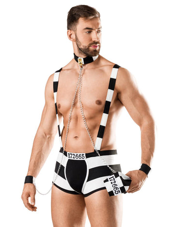 Sexy luxusný kostým väzeň pre mužov