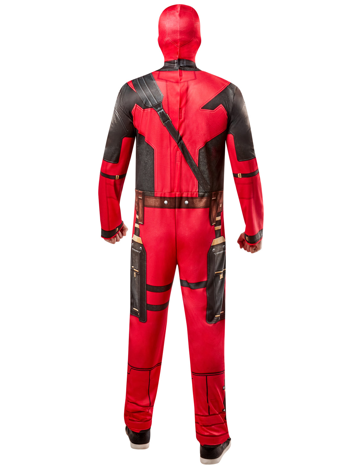 Vue de dos du déguisement Deadpool pour adulte