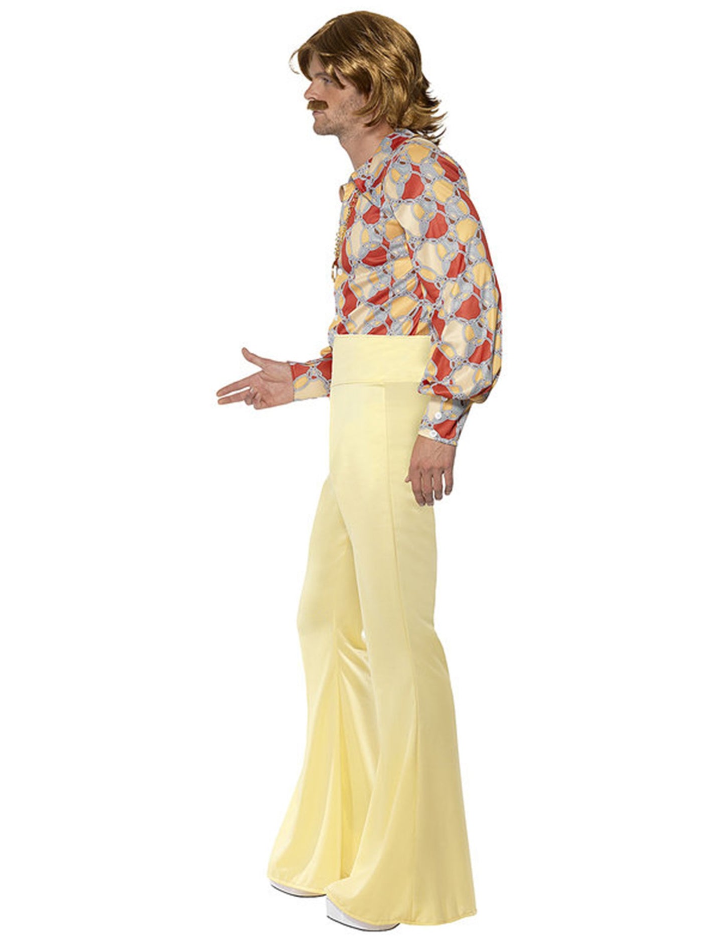 Kostým disco zo 70. rokov žltý pre muža 