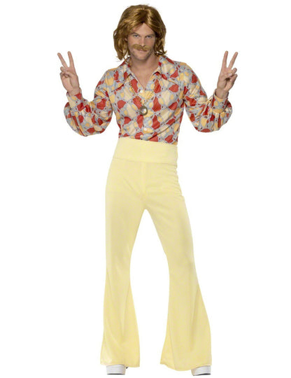 Kostým disco zo 70. rokov žltý pre muža 