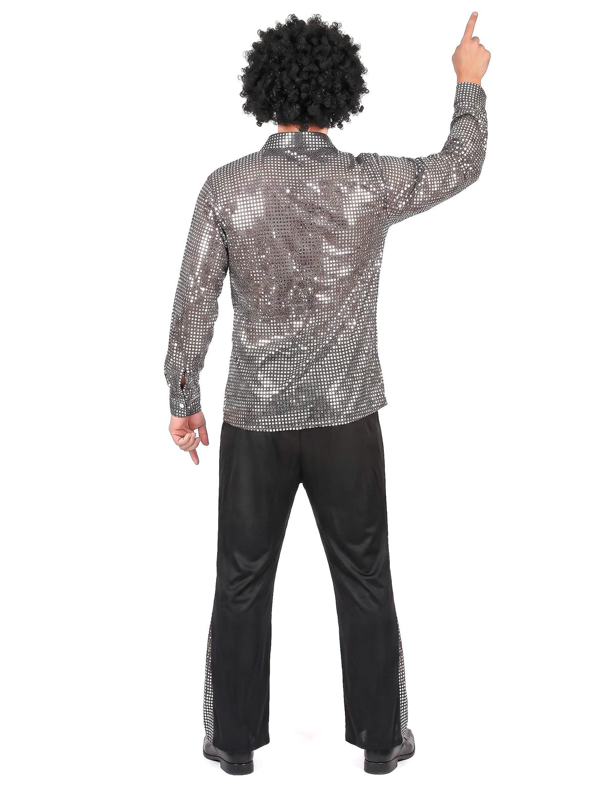 Muž -Silver dischuise disco