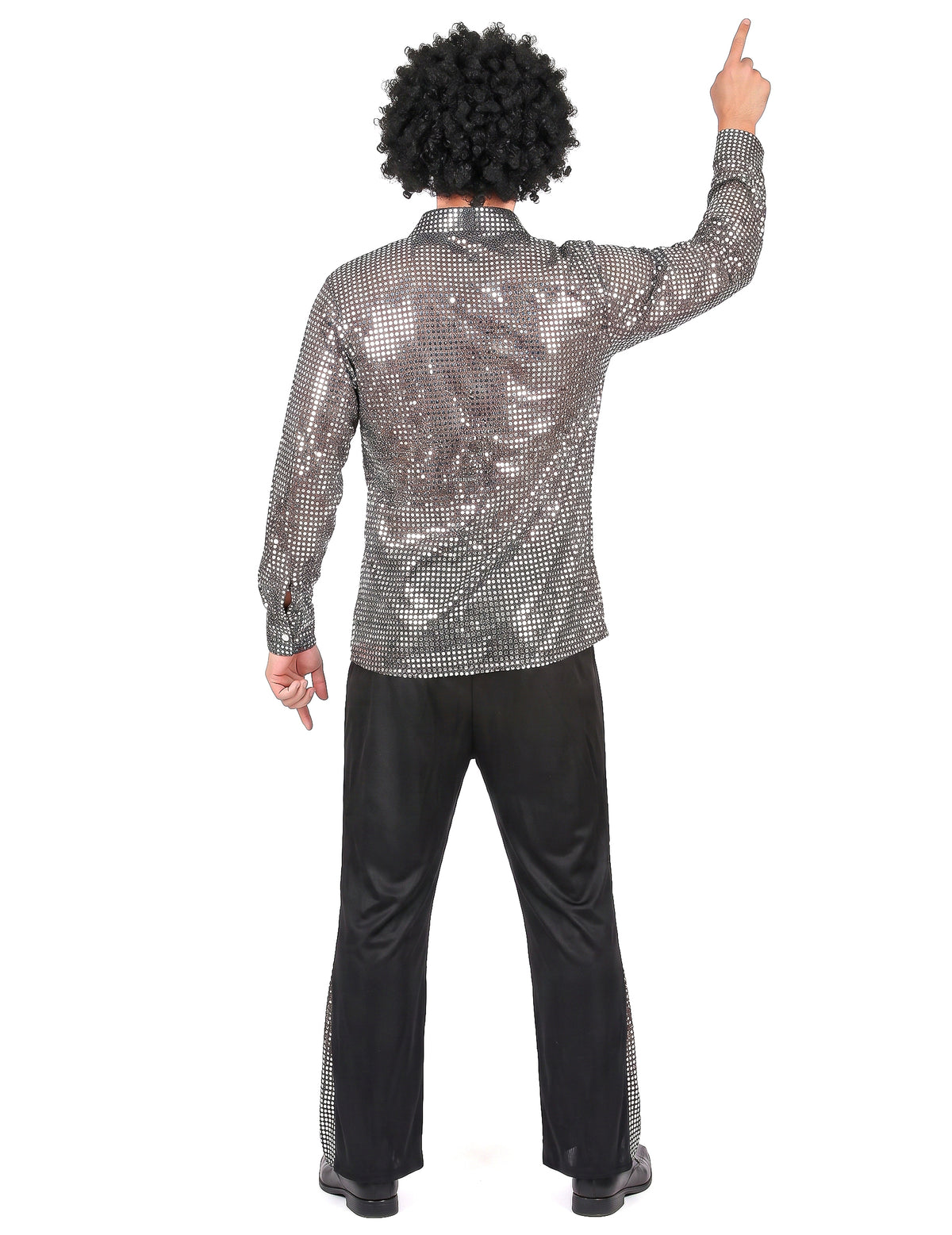 Muž -Silver dischuise disco