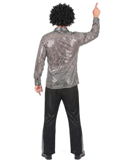 Muž -Silver dischuise disco