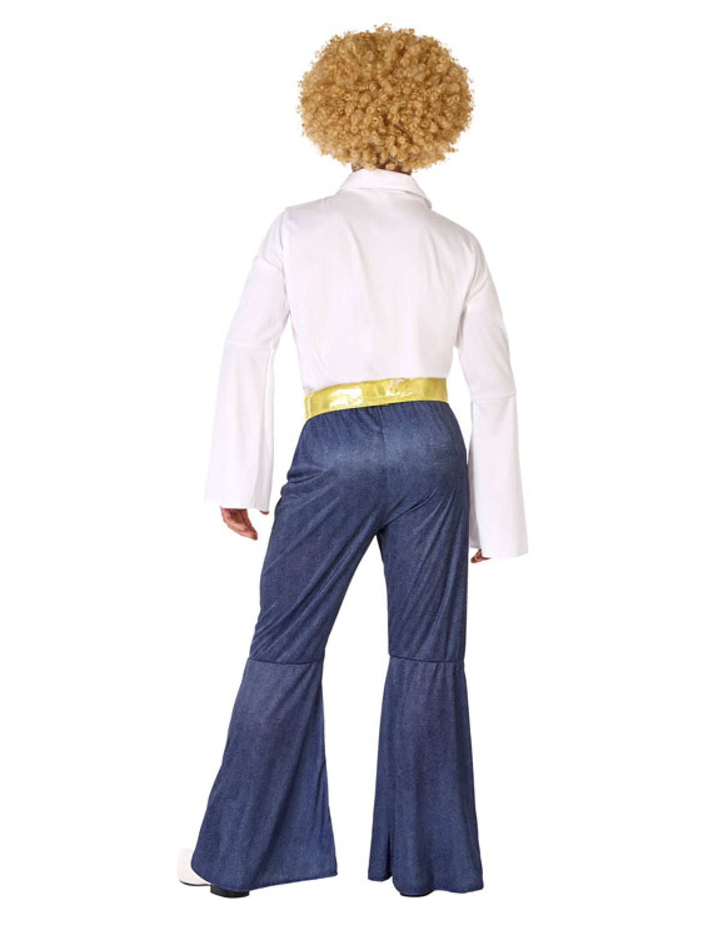 Vue de dos du déguisement disco pour homme