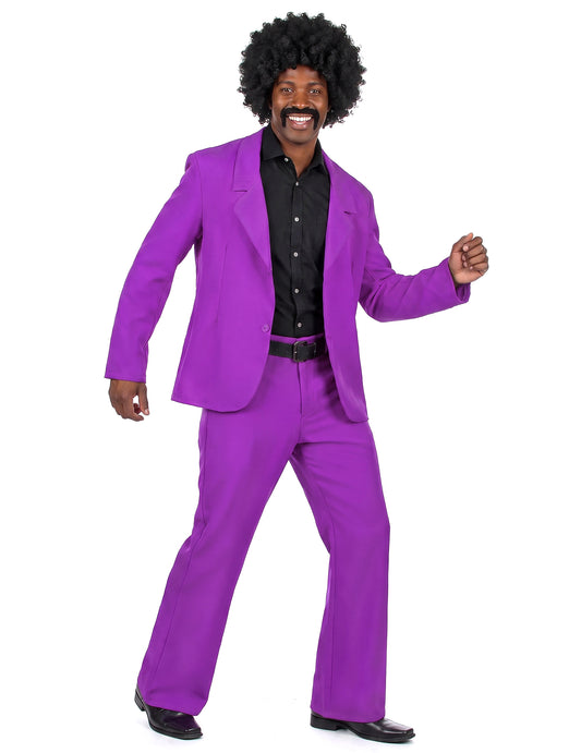 Dospelý fialový disco kostým