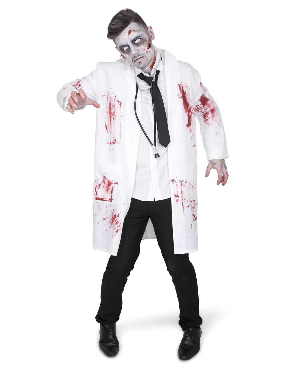 Prehľad zombifikovaného doktorského kostýmu