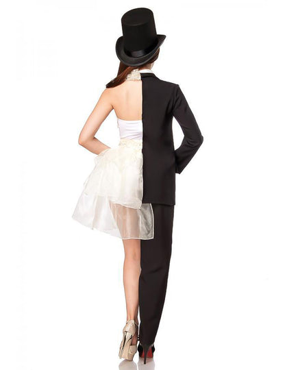 Dvojitá dvojitá hra Dvojitá a biela luxusná maskovanie dospelých