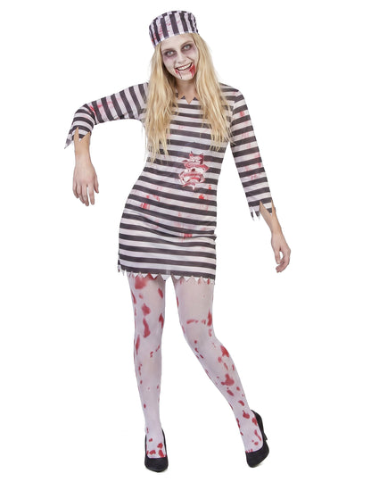 Strašidelný kostým väzeň zombie žena