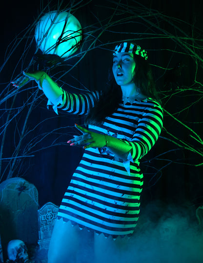 Strašidelný kostým väzeň zombie žena