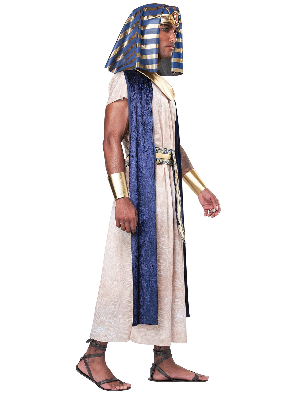 Vue de profil du déguisement Egyptien ancien luxe