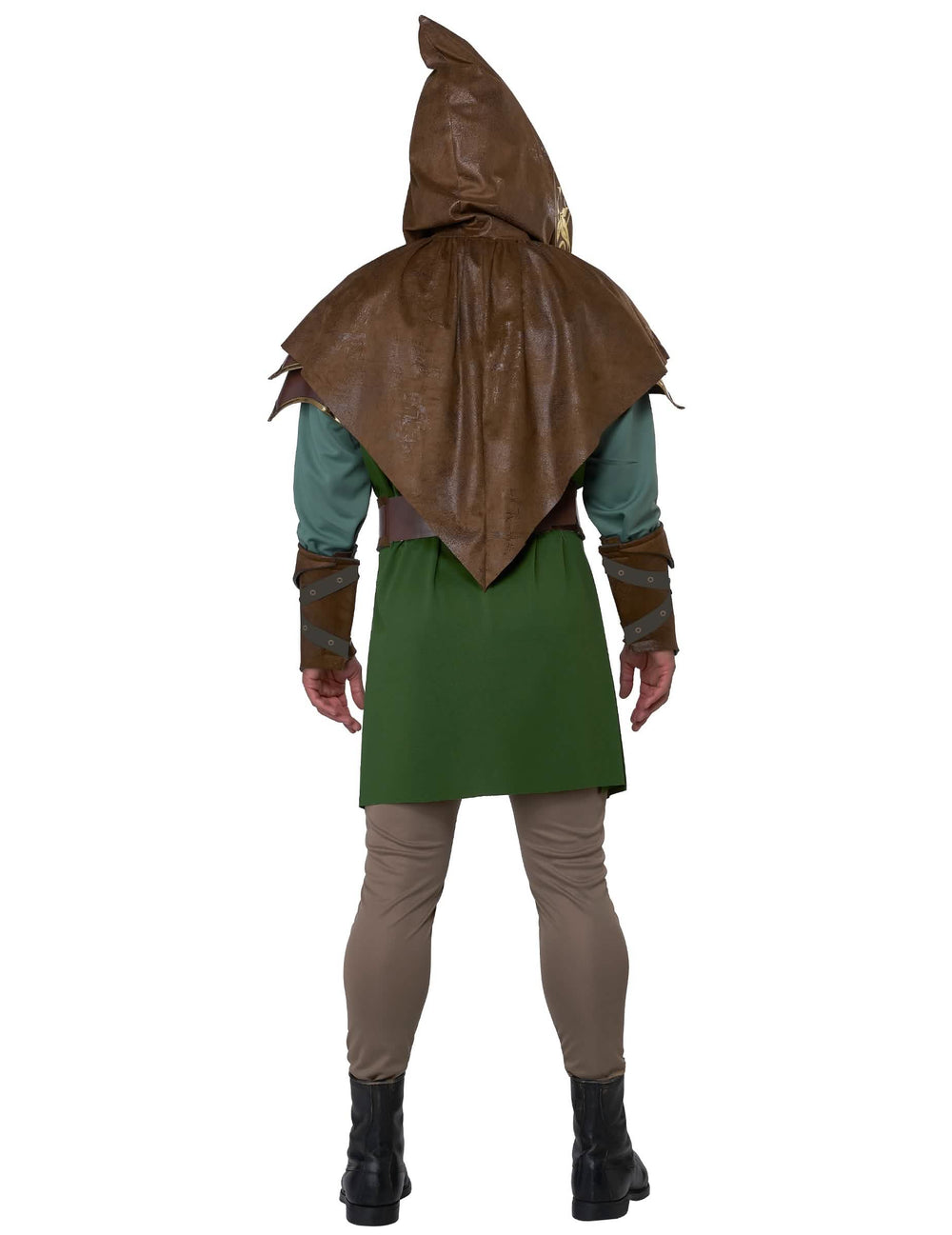 Pohľad zozadu na kostým elfského lukostrelca pre dospelého