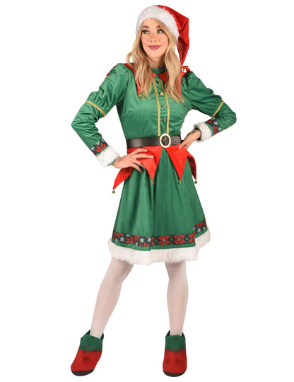 Luxusný vianočný elfský kostým pre ženy