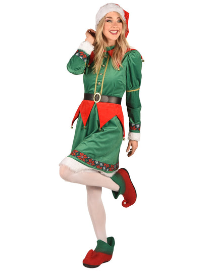 Luxusný vianočný elfský kostým pre ženy