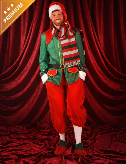 Luxusný vianočný elfský kostým pre mužov
