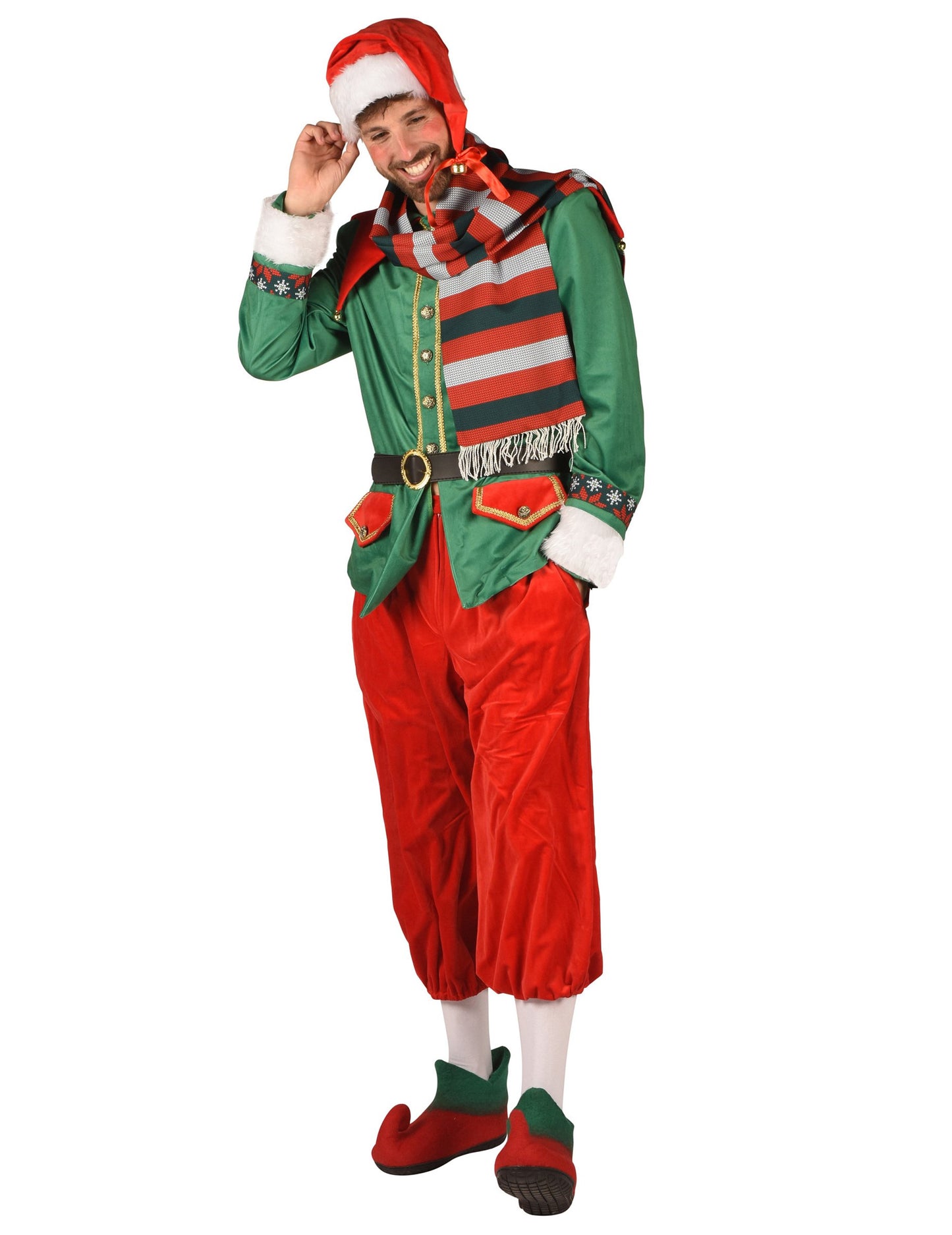Luxusný vianočný elfský kostým pre mužov