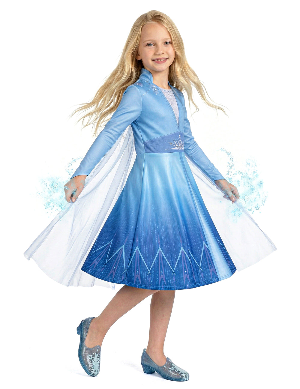 Vue d'ensemble du déguisement Elsa Reine des Neiges 2