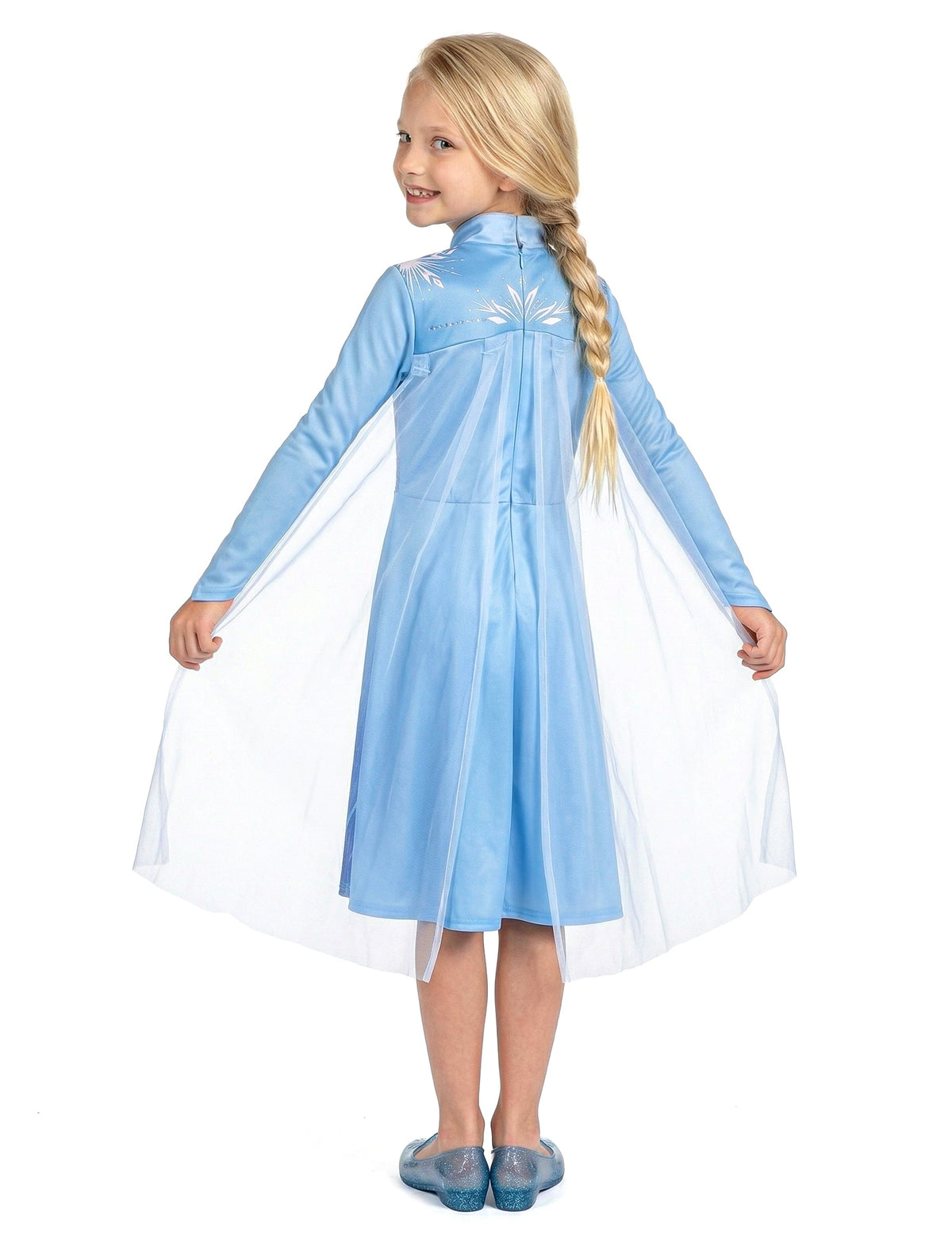 Vue de dos du déguisement Elsa Reine des Neiges 2