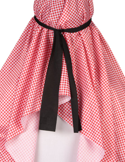 Détail du bandeau noir de la coiffe du déguisement d'émir arabe