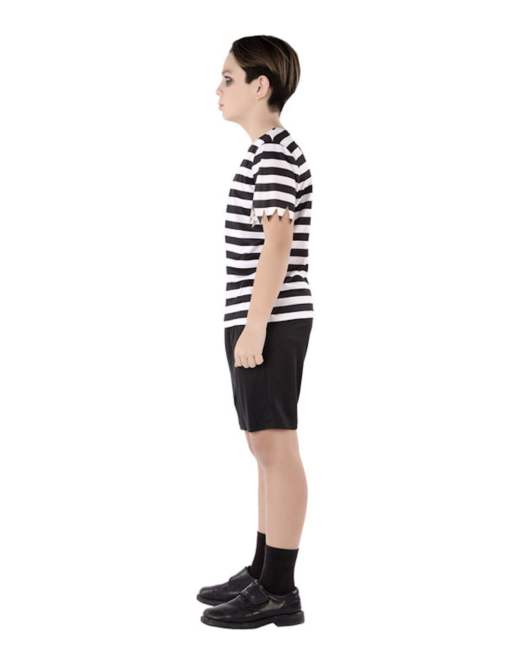 Vue de profil du déguisement famille morbide