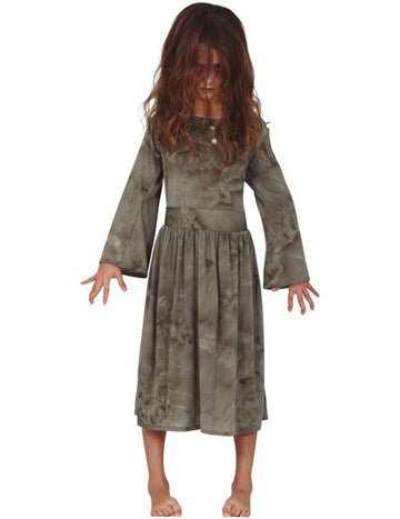 Grey Girl Ghost Costume