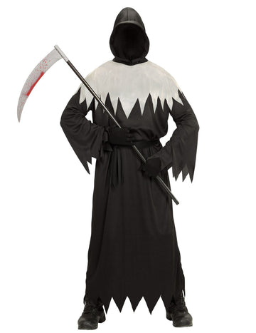 Dospelý čiernobiely kostým Reaper