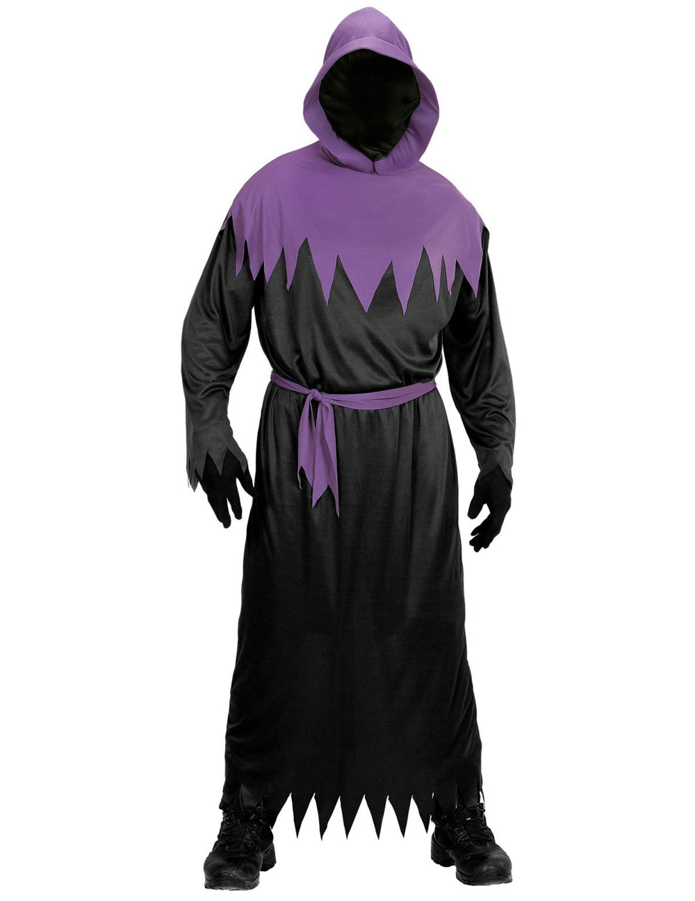 Déguisement de faucheur pour adulte noir et violet