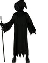 Déguisement de faucheuse de l'obscurité pour enfant noir