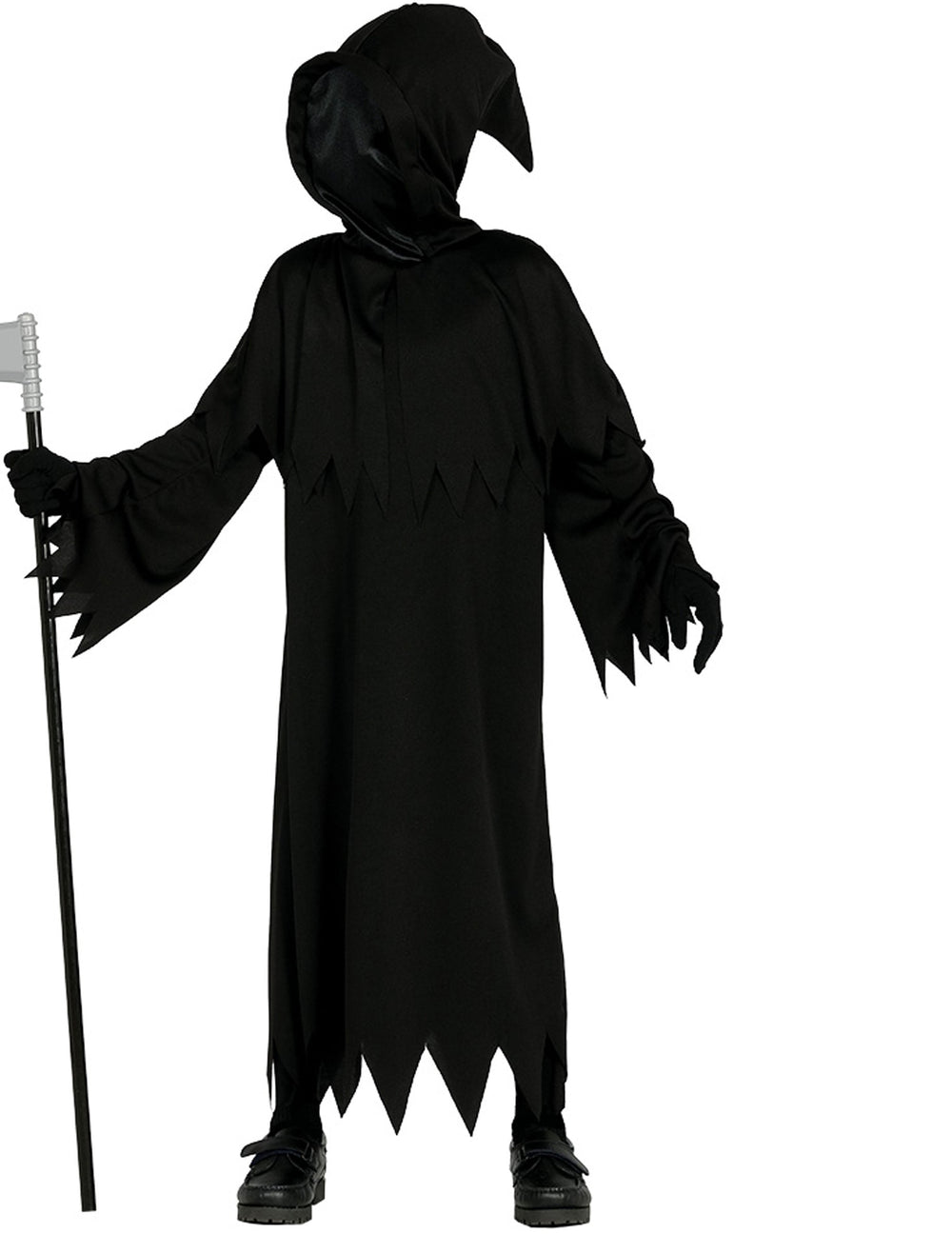 Déguisement de faucheuse de l'obscurité pour enfant noir