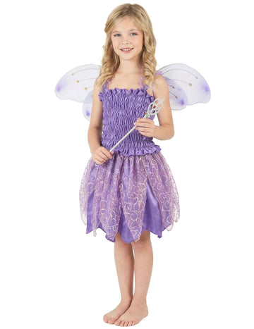 Fialové dievča zamaskovanie