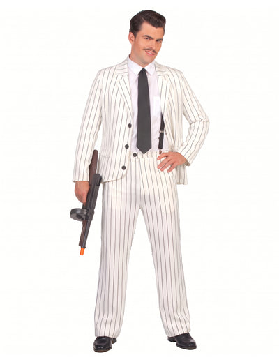 Pánsky kostým bielych gangsterov