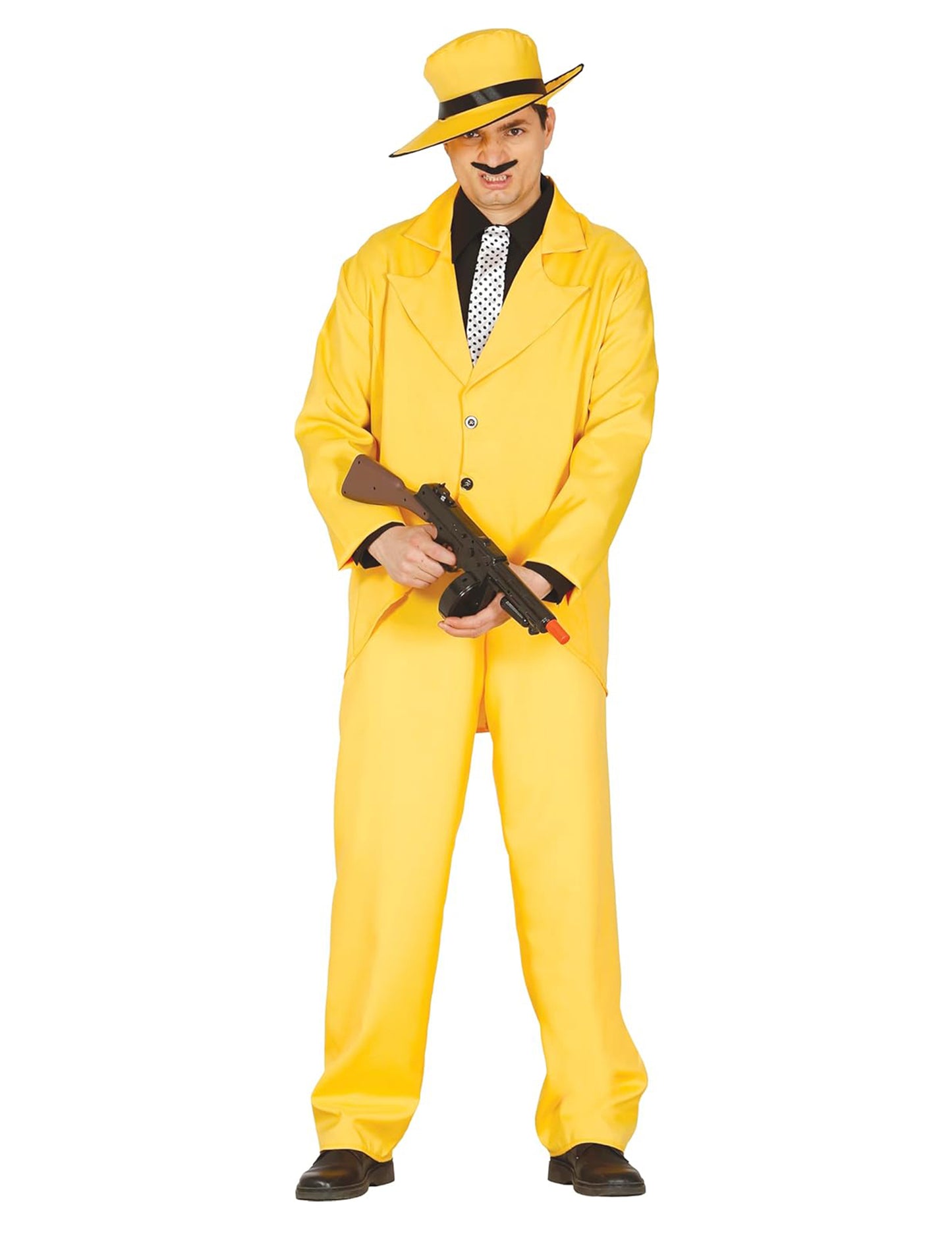 Kostým pre dospelých žltých gangster