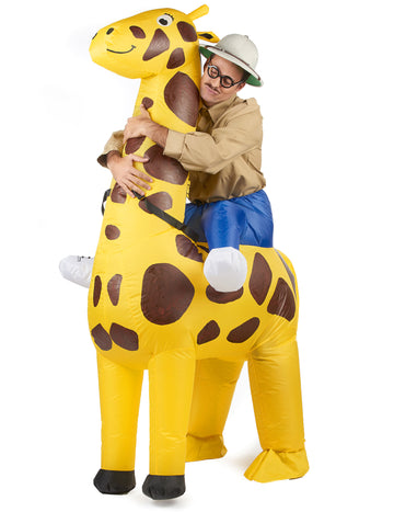 Dospelý nafukovací žirafský kostým