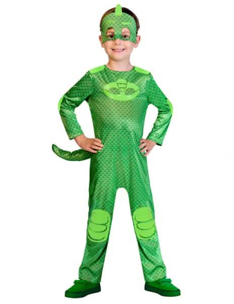 Kostým Gluglu Pyžamoví hrdinovia pre dieťa zelená s maskou