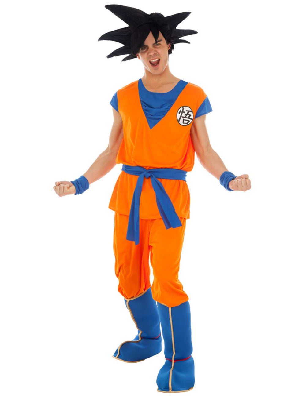 Kostým Goku Saiyan Dragon ball z™ pre dospelého oranžová a modrá